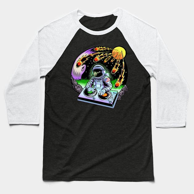 DJ Spacey Baseball T-Shirt by RowdyPop